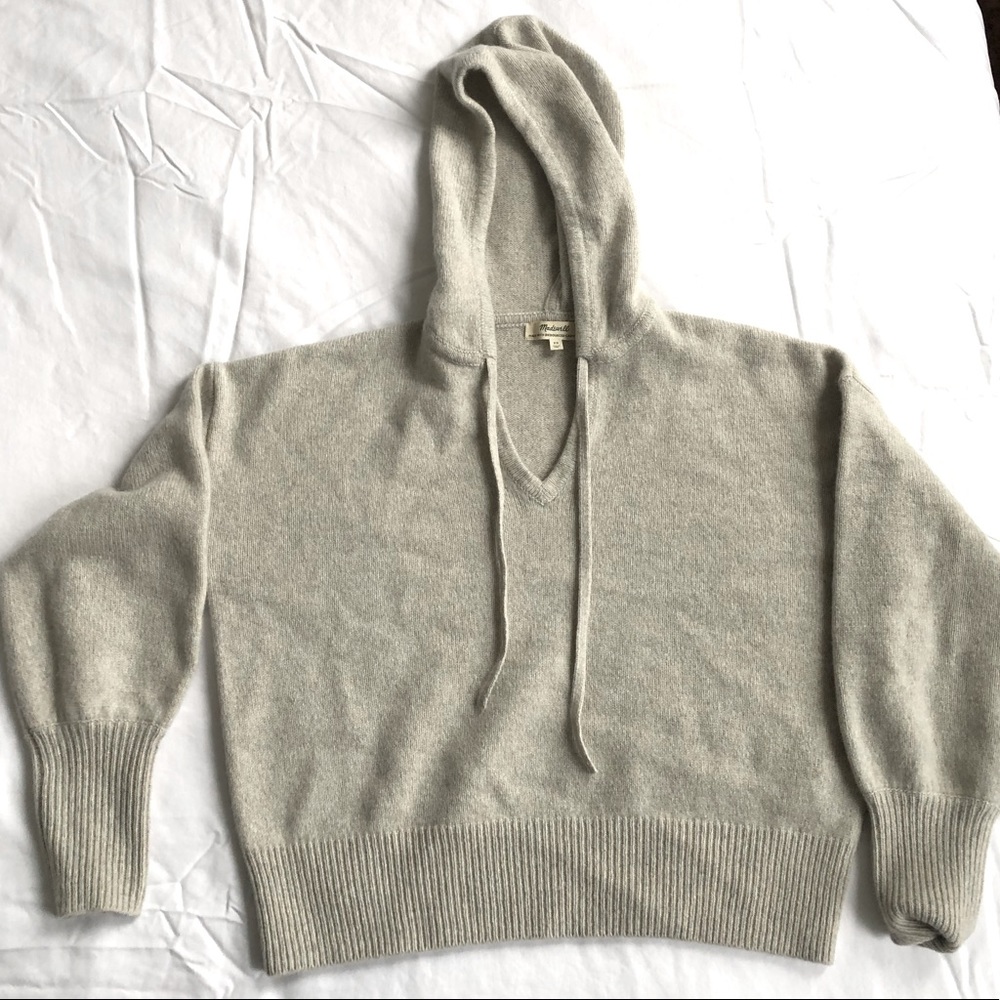 madewell resourced cashmere allendale hoodie